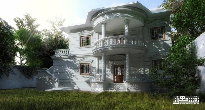 طراحی ویلای آقای میرعسگری به سبک کلاسیک در انزلی